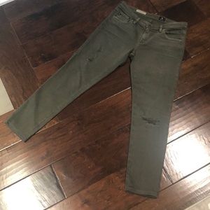 - AG Jeans, Army Green, size 28